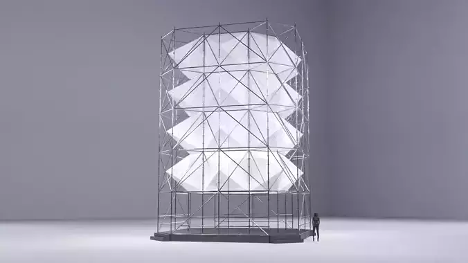 Layher Structure Pavilion 6 3D model