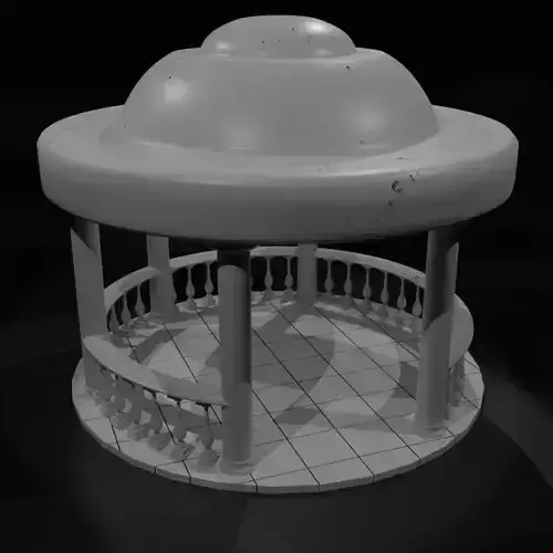 Gazebo mid-poly