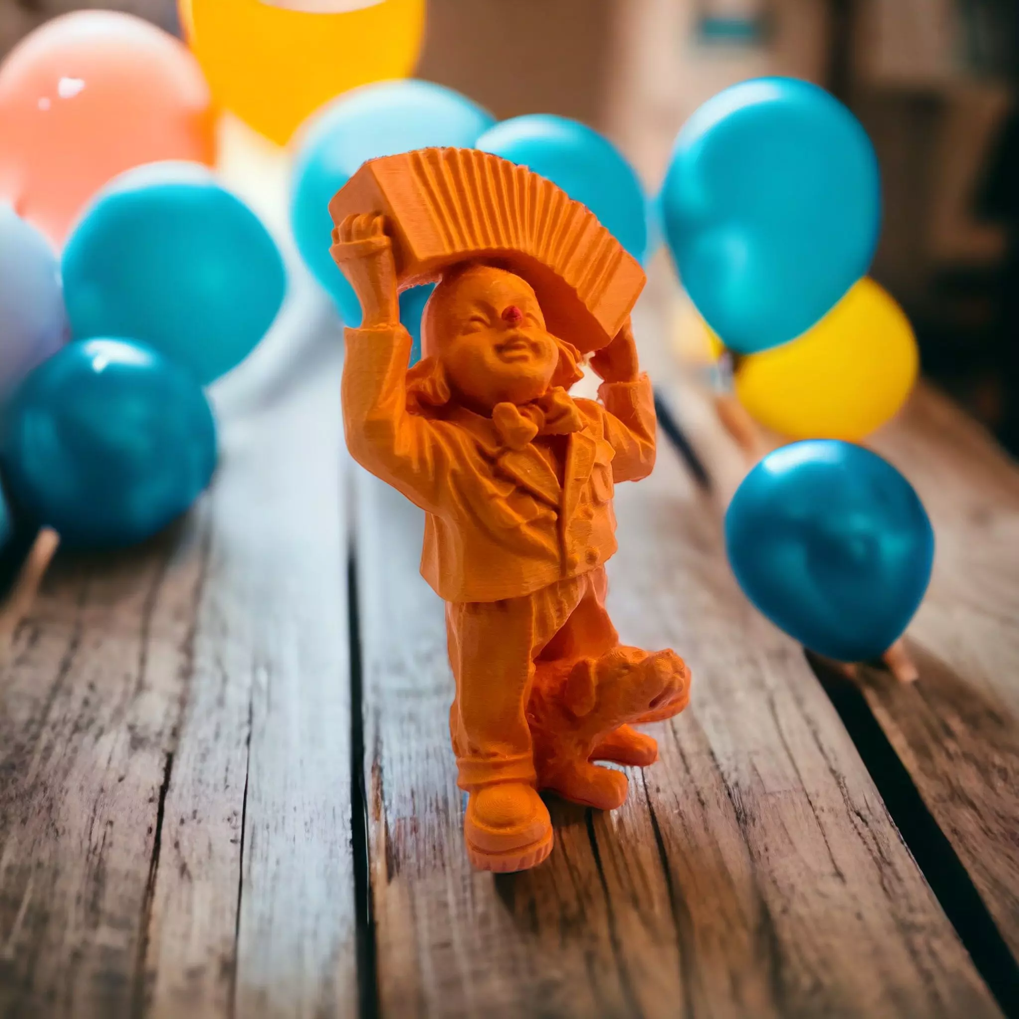 Accordion clown 3d print 3D print model