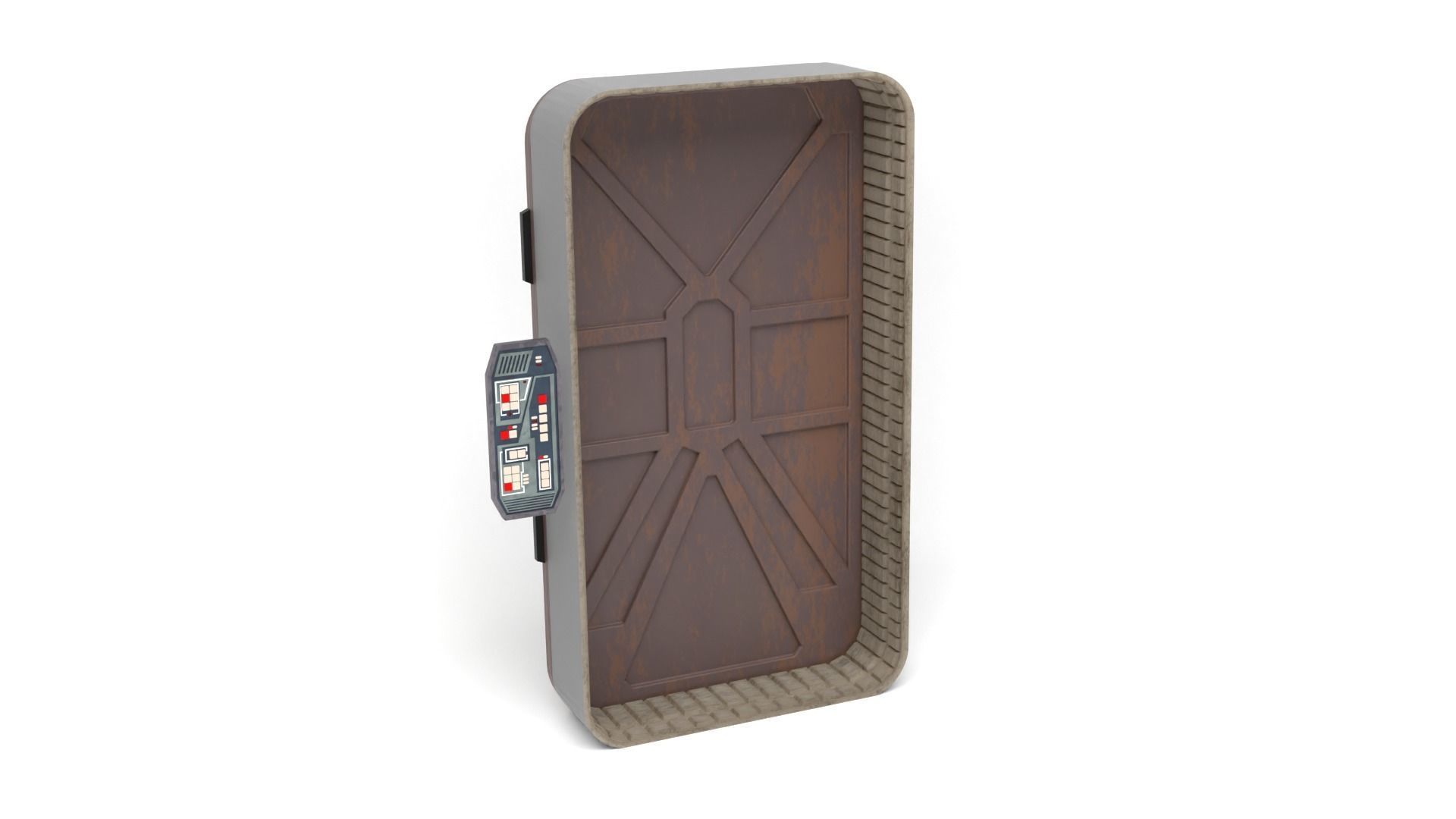 Nevarro Cantina Door 1-6 scale Hottoys 3D print model_2