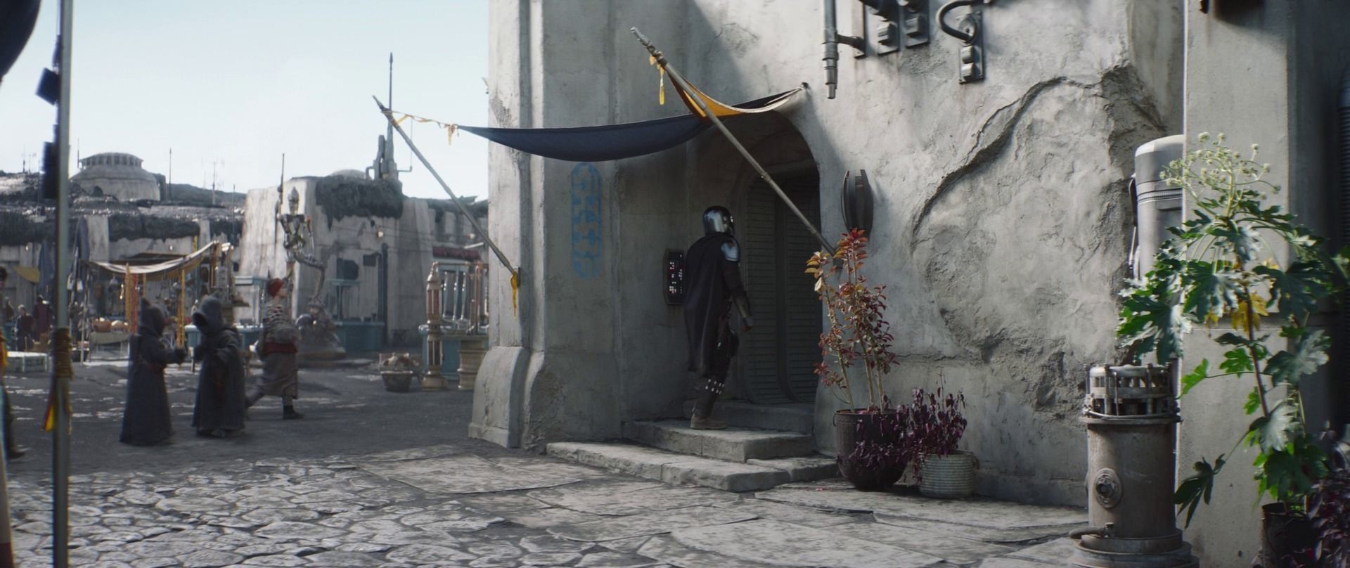 Nevarro Cantina Door 1-6 scale Hottoys 3D print model_8