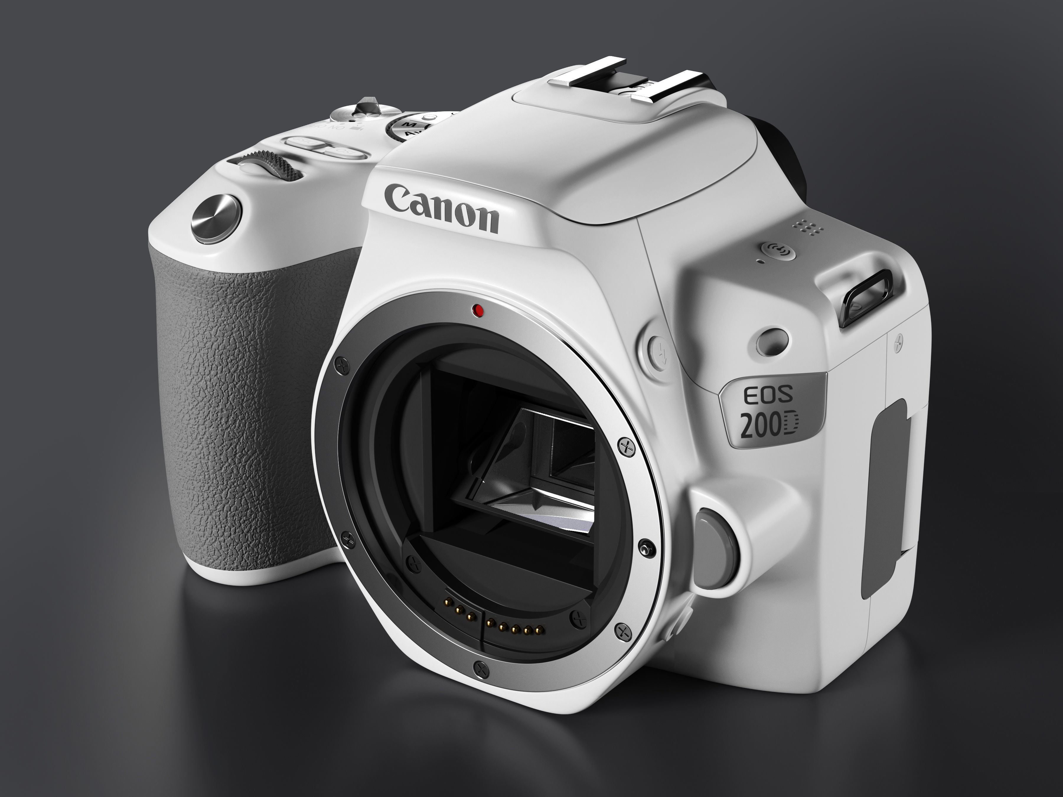 camera Canon 200D 3D model_5