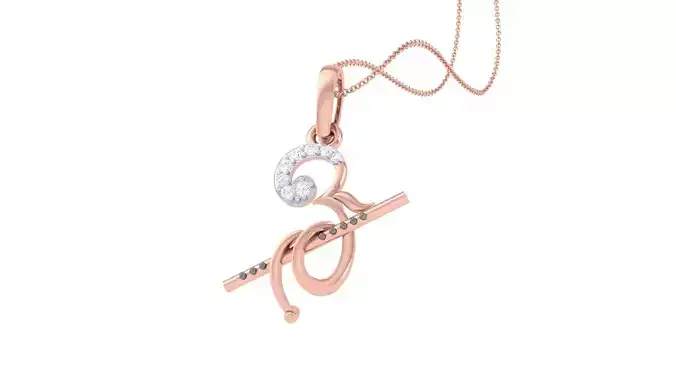 Spiritual Om Pendant 3D print model