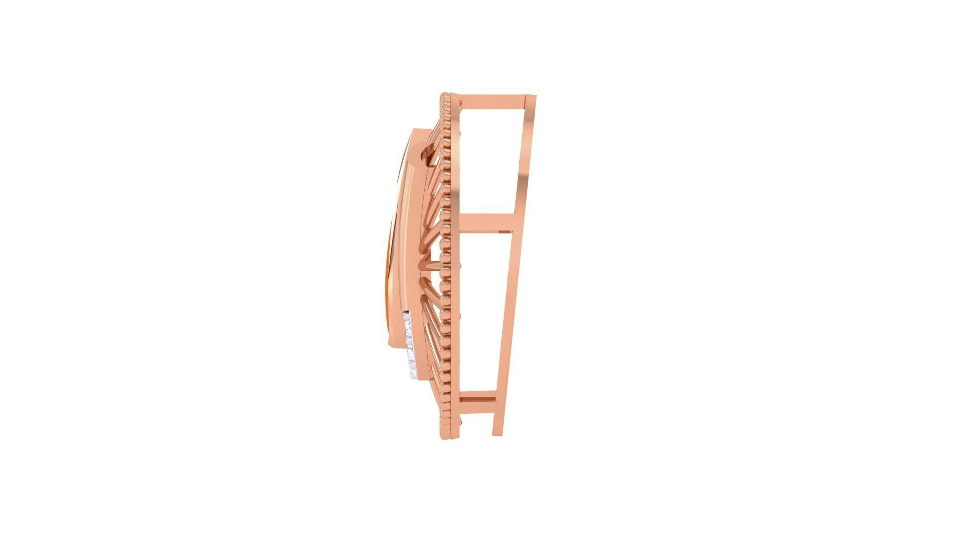 Tirupati Balaji Spiritual Pendant 3D print model_9