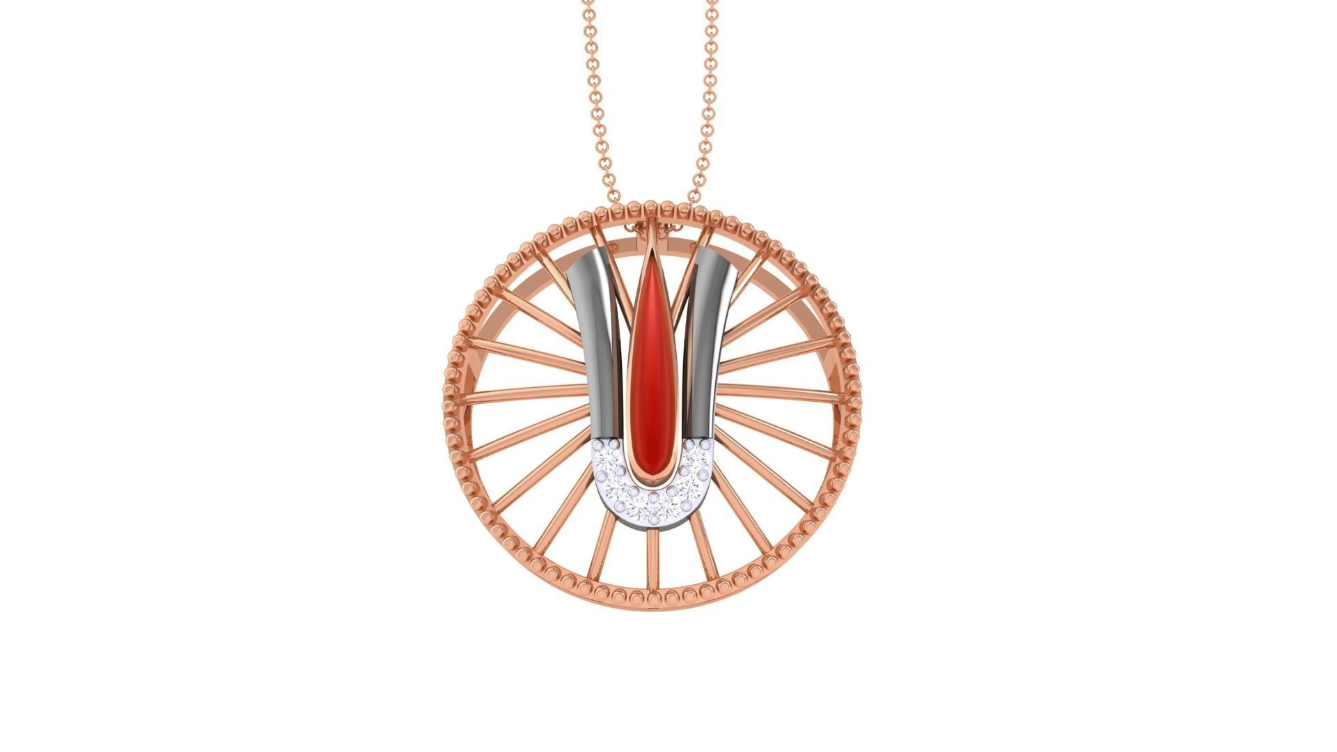 Tirupati Balaji Spiritual Pendant 3D print model_5