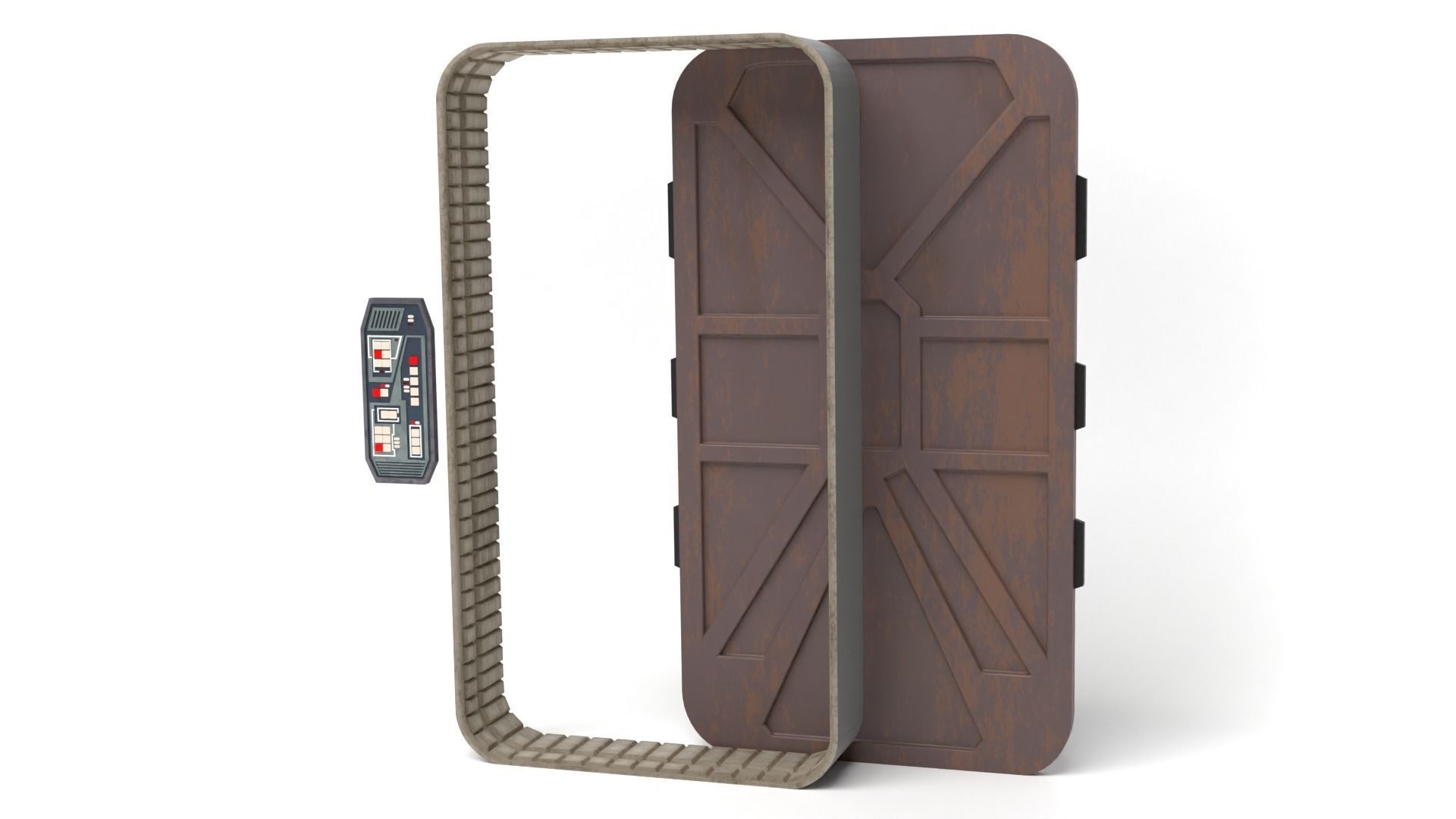 Nevarro Cantina Door 1-18 scale Kenner-Hasbro 3D print model_3