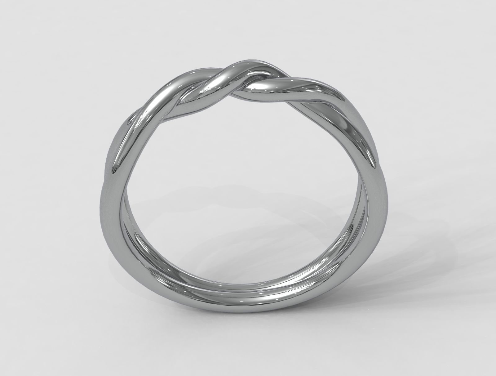 Knot Ring 3D print model_2