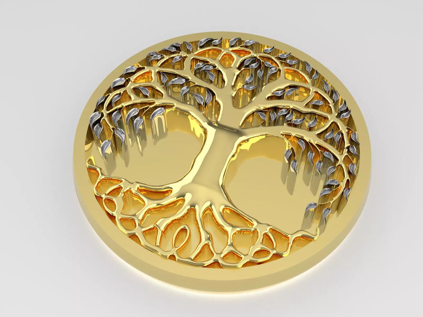 dije arbol de la vida 3D print model_0