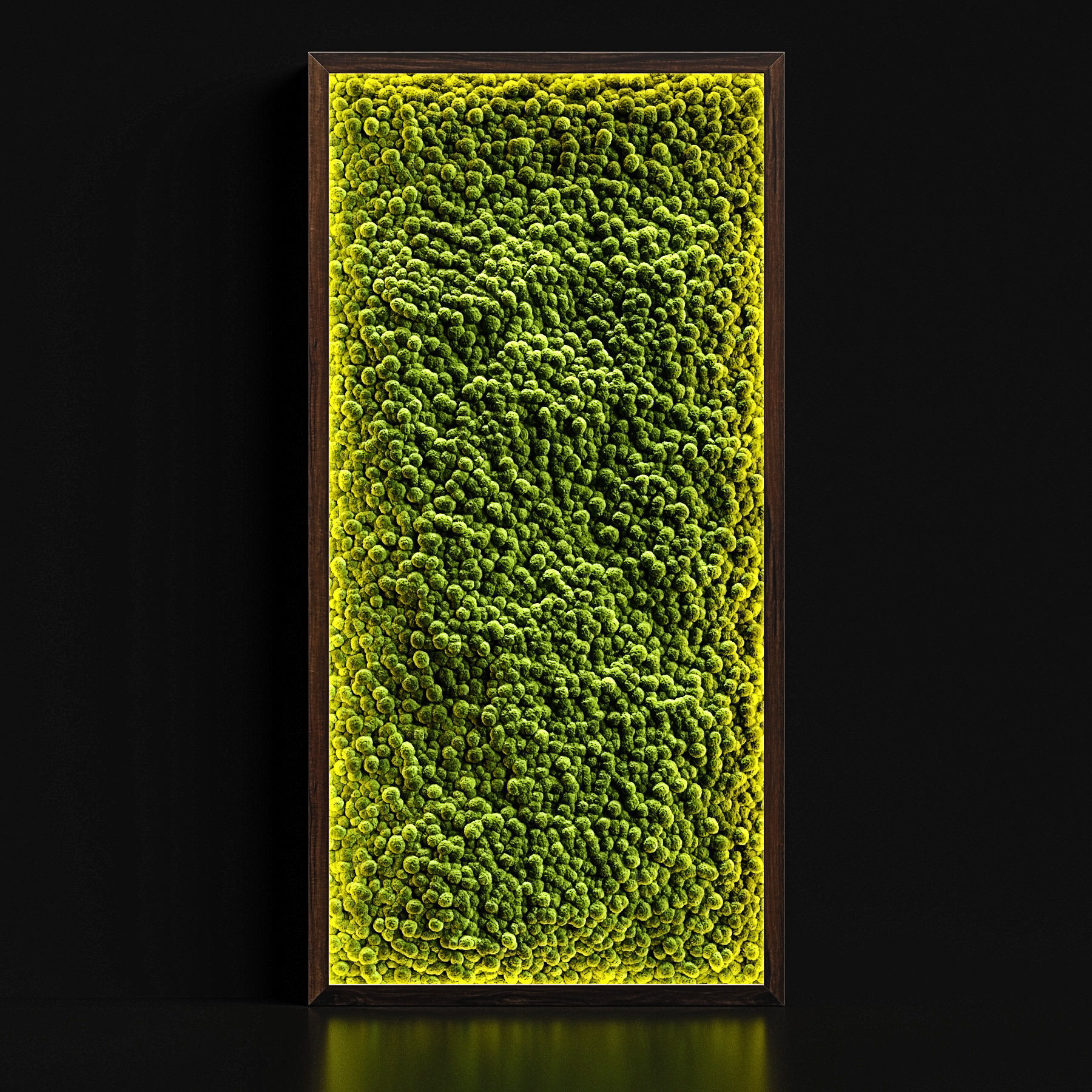 Phytowall with stabilized moss 3D model_1