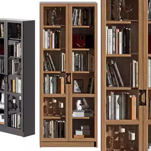 Modern bookshelf and bookcase