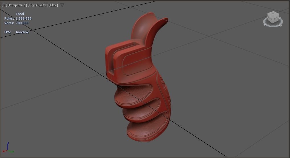 Pistol grip AR-15 - High-poly 3D model_9