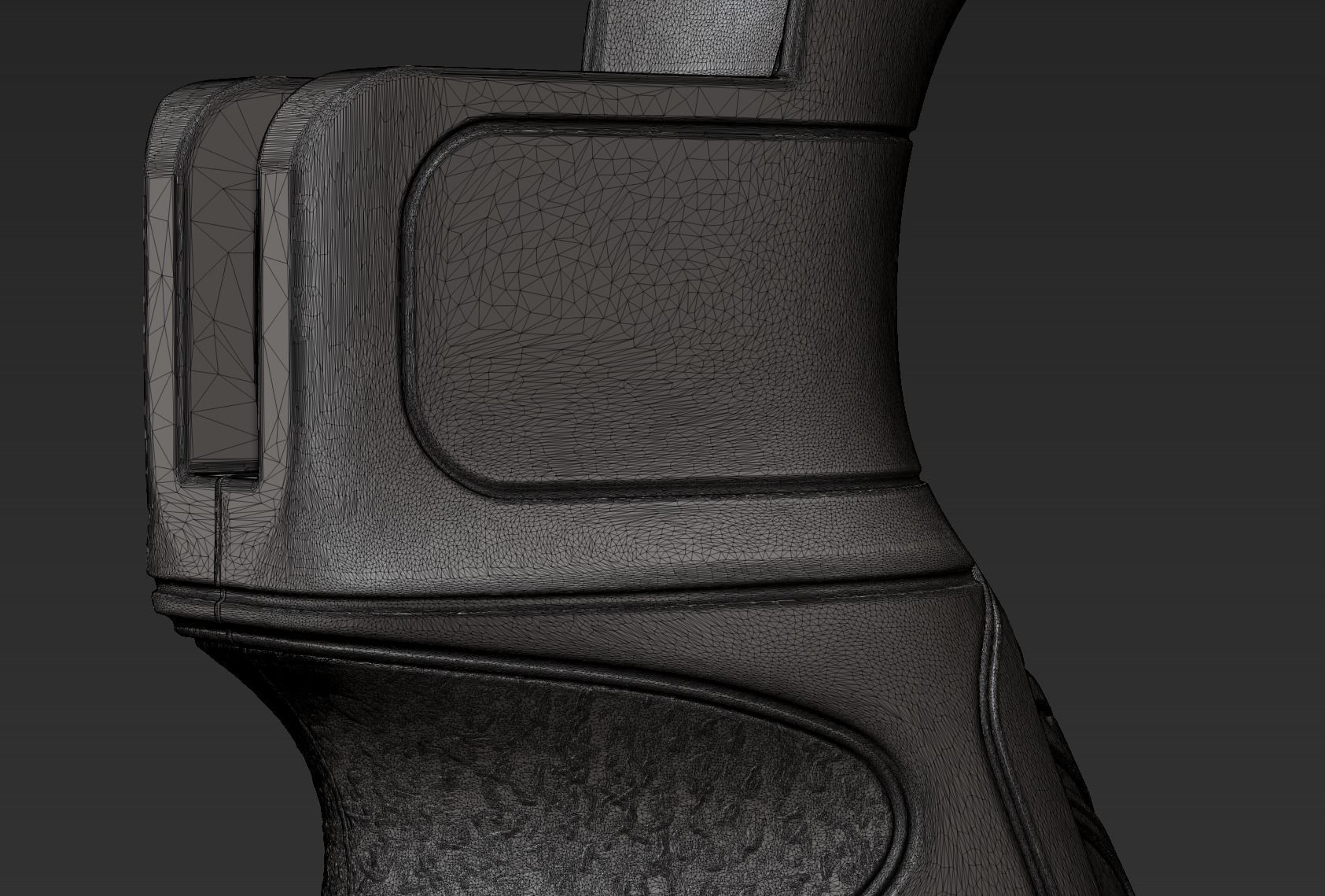 Pistol grip AR-15 - High-poly 3D model_7