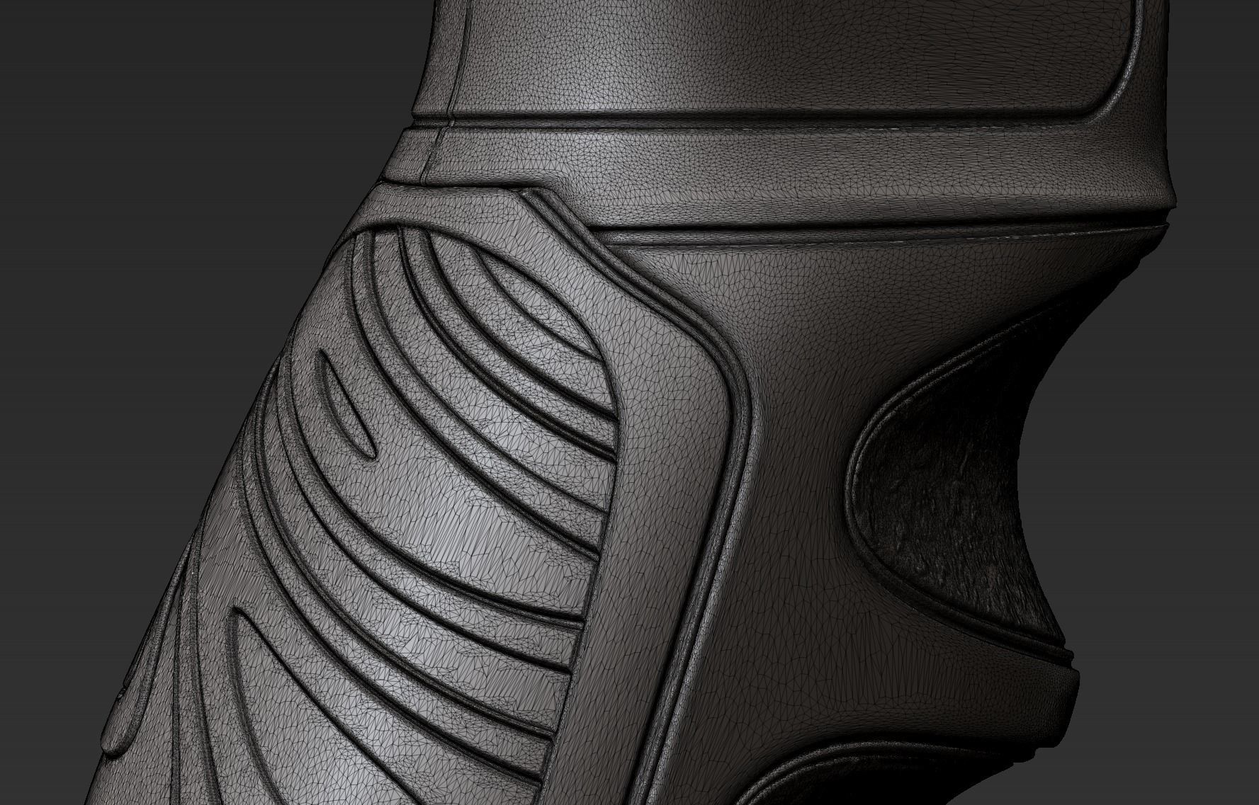 Pistol grip AR-15 - High-poly 3D model_8