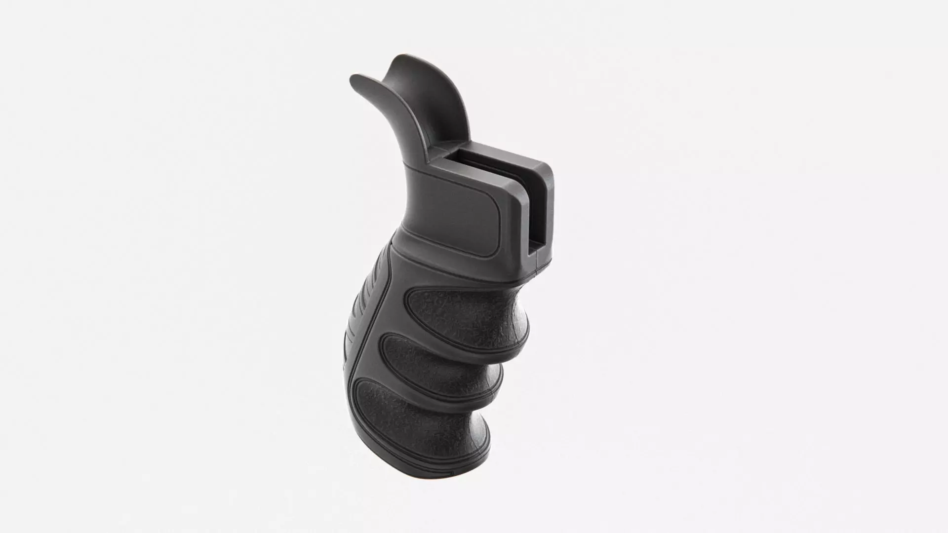 Pistol grip AR-15 - High-poly 3D model_0