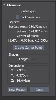 Pistol grip AR-15 - High-poly 3D model_10