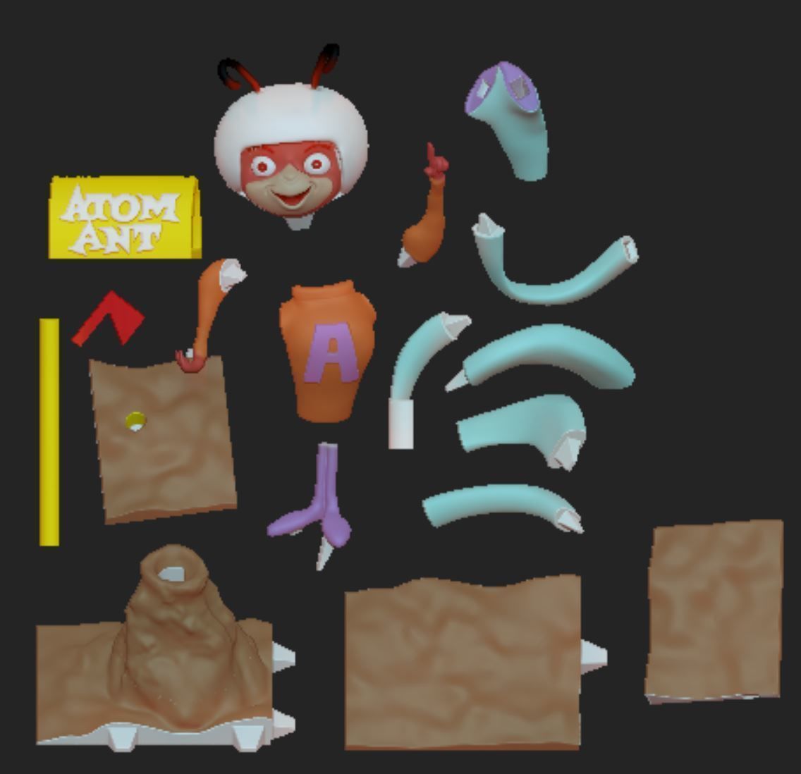 Atom Ant Formiga Atomica 3D print model_5