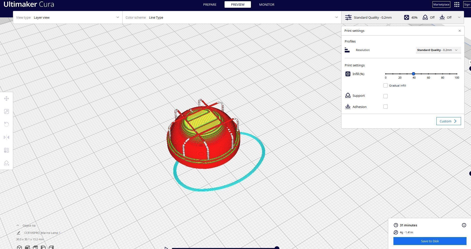 Marine Lamp 3D print model_1