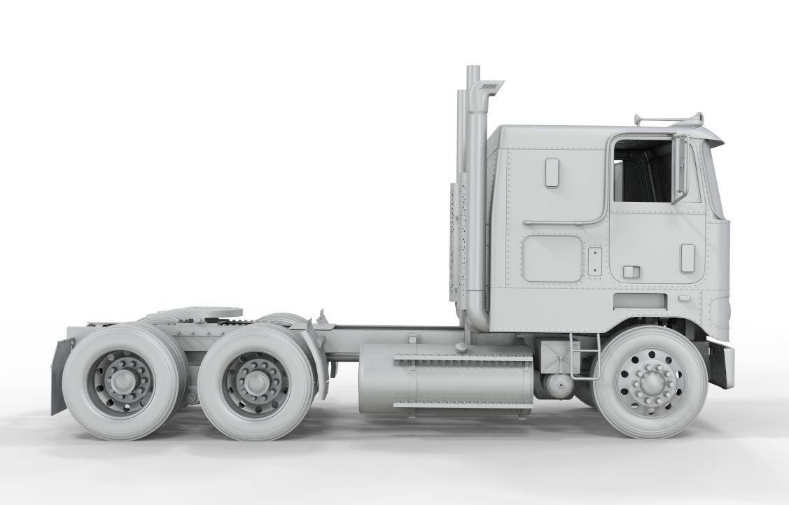 1979 cruiseliner truck 3D model_8