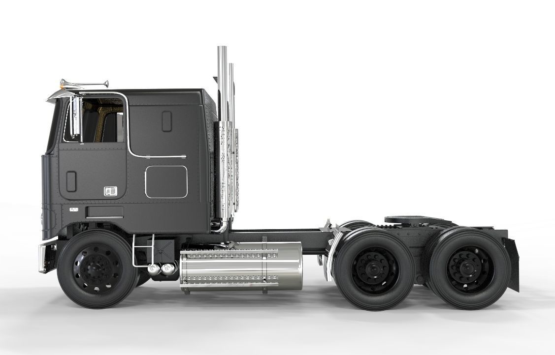 1979 cruiseliner truck 3D model_1