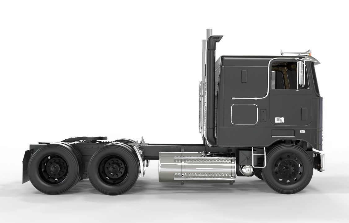 1979 cruiseliner truck 3D model_2