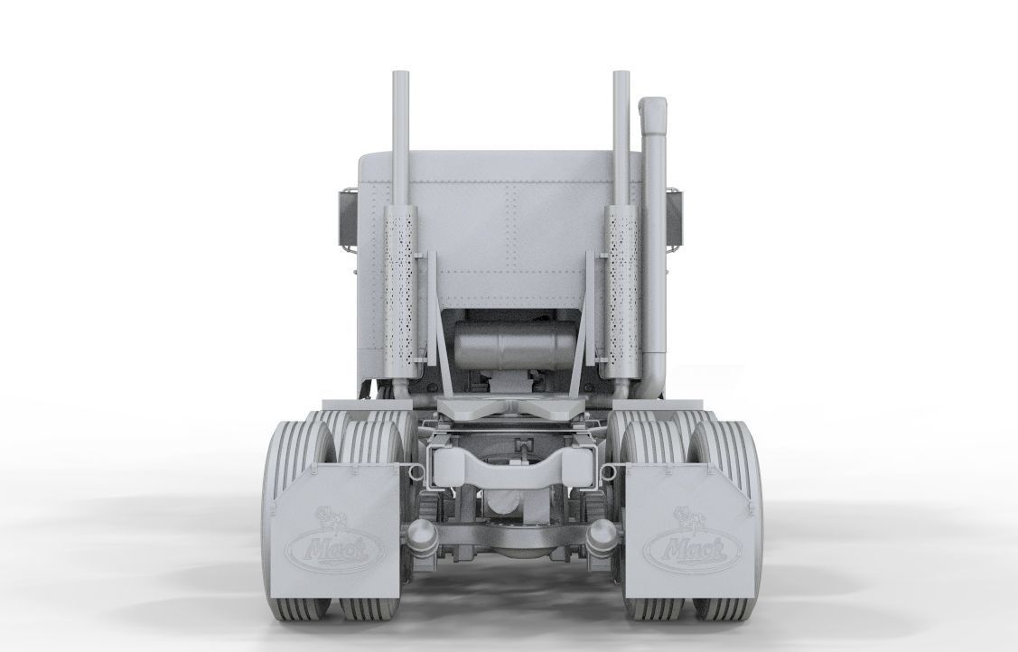 1979 cruiseliner truck 3D model_10