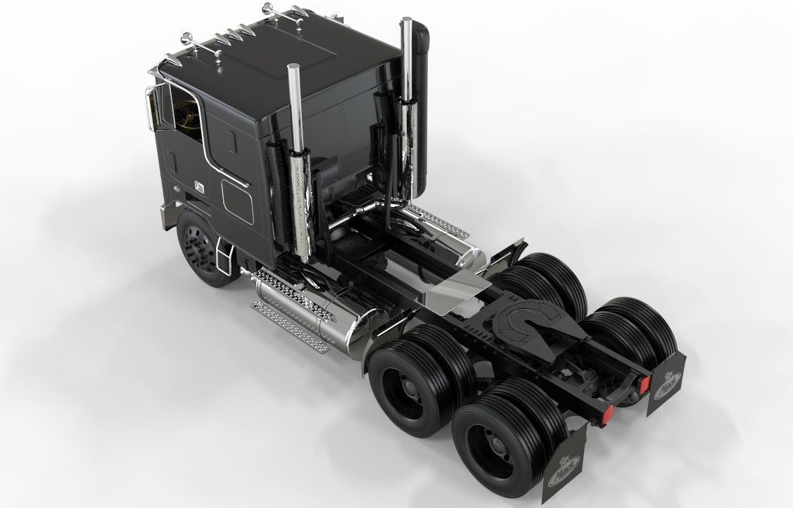 1979 cruiseliner truck 3D model_5