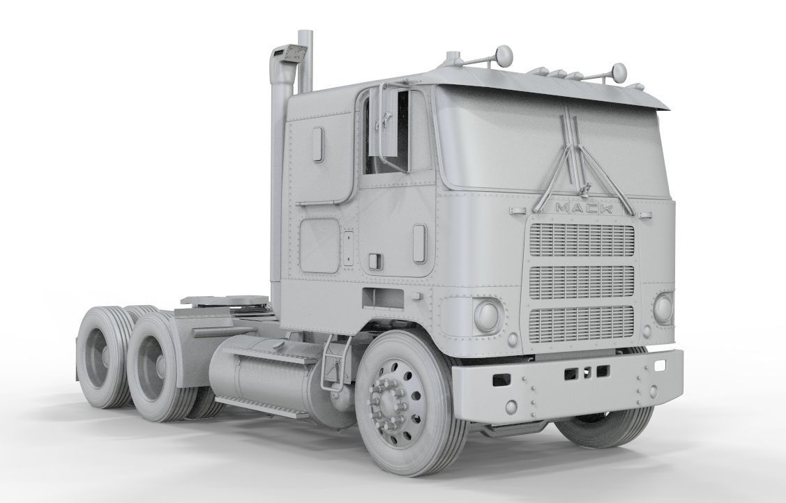 1979 cruiseliner truck 3D model_11