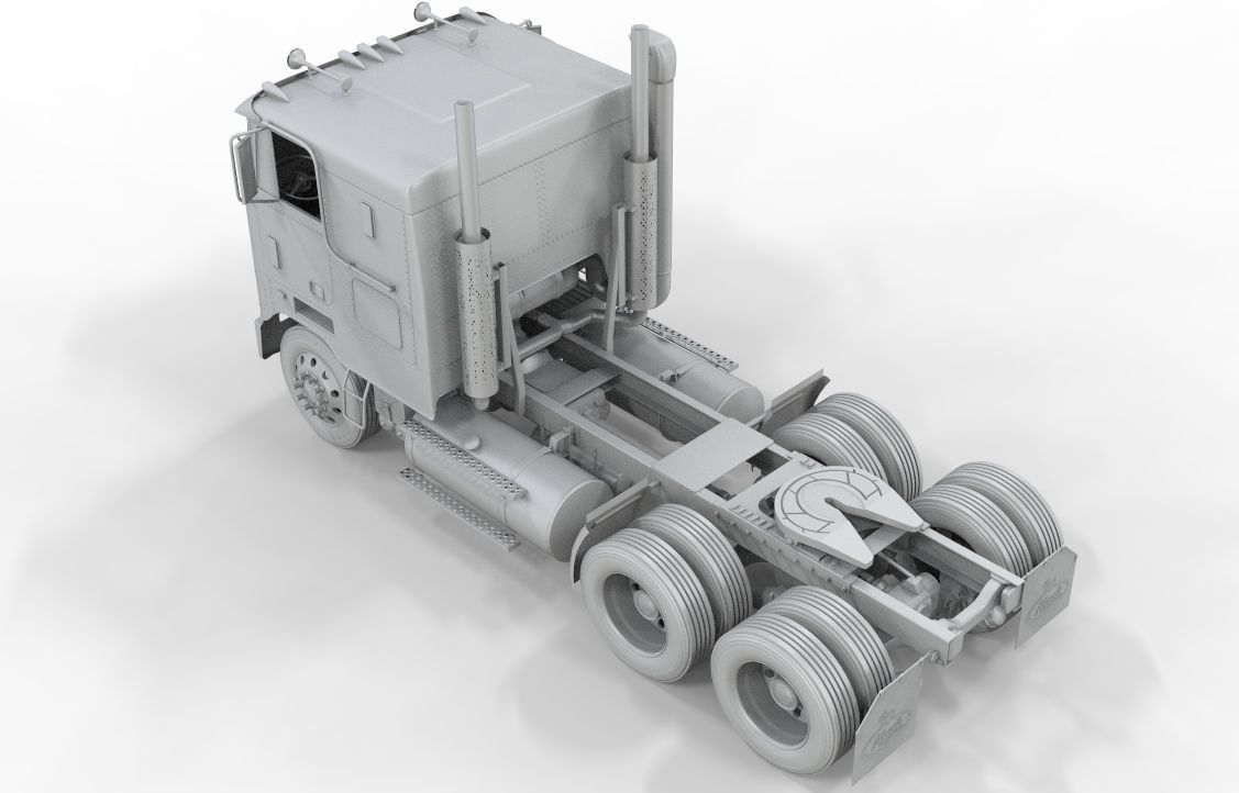 1979 cruiseliner truck 3D model_6
