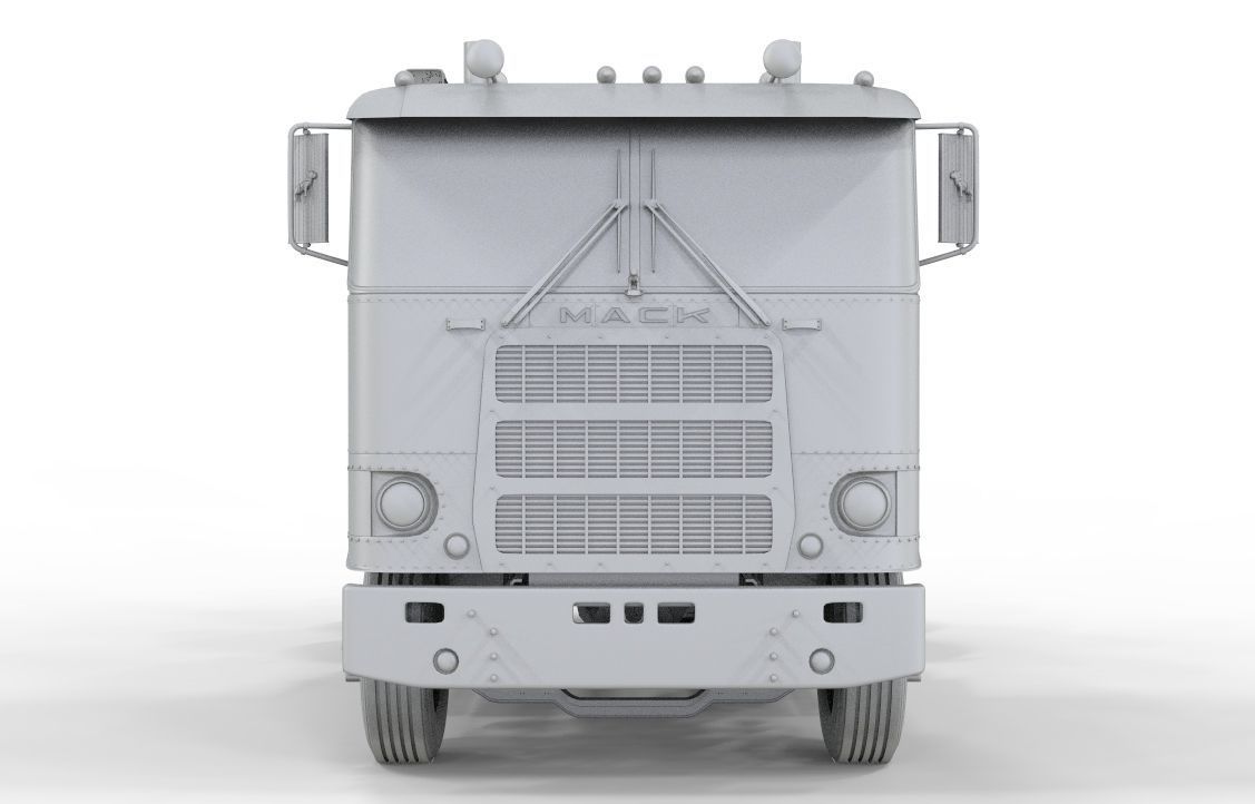 1979 cruiseliner truck 3D model_9