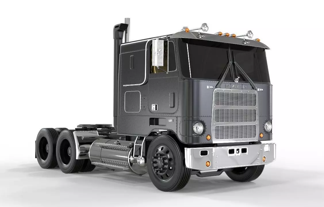 1979 cruiseliner truck 3D model_0