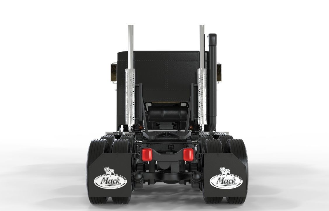 1979 cruiseliner truck 3D model_4