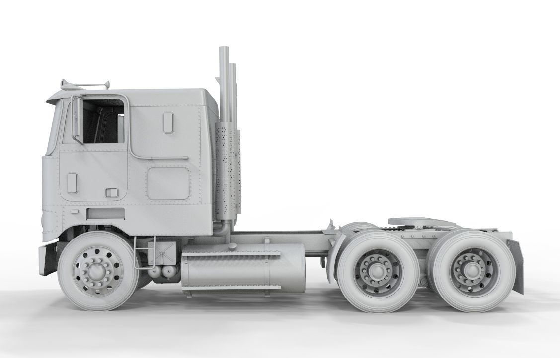 1979 cruiseliner truck 3D model_7