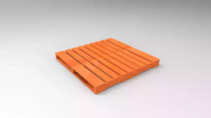 Pallet 3D print model