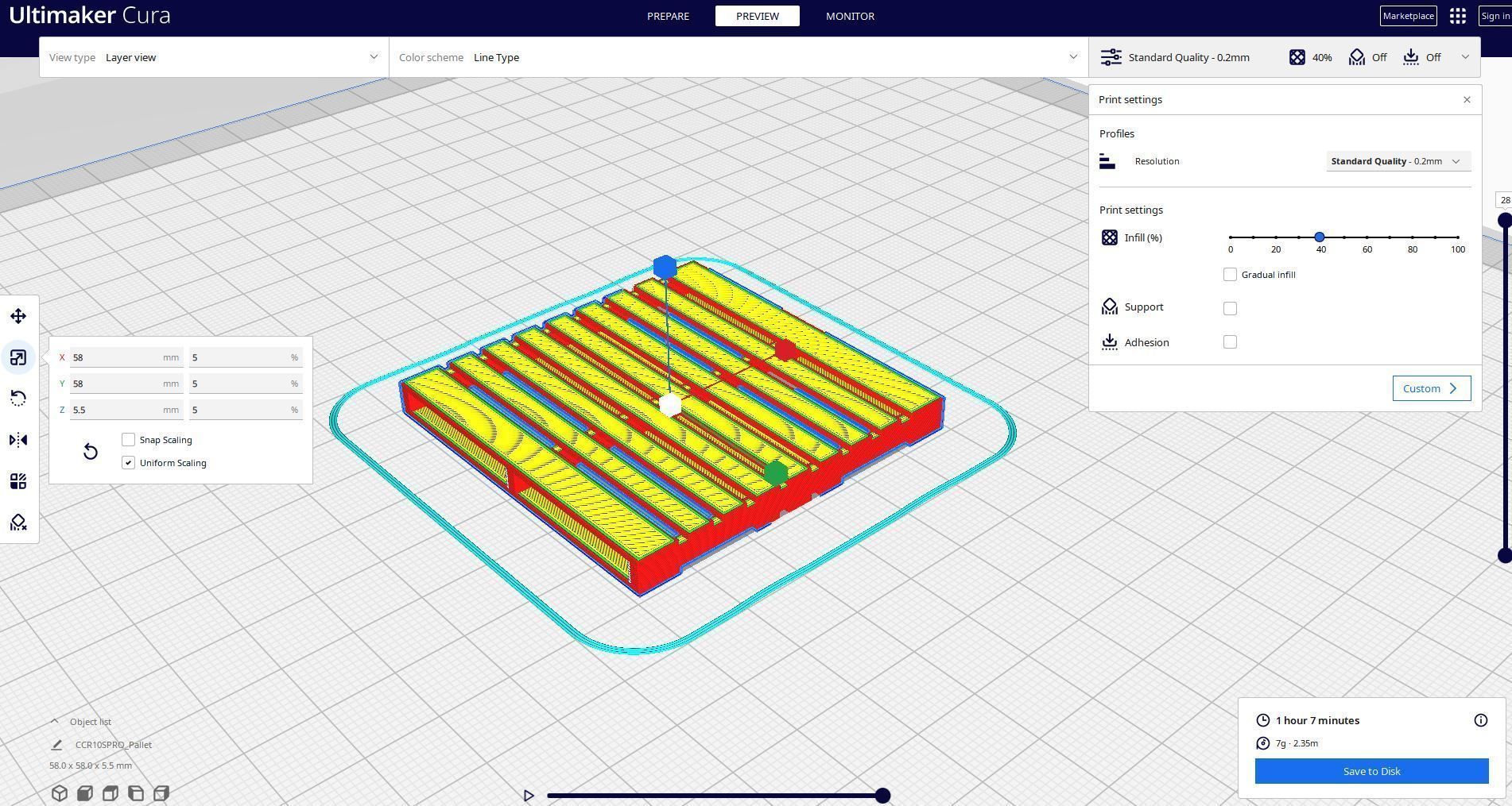 Pallet 3D print model_1