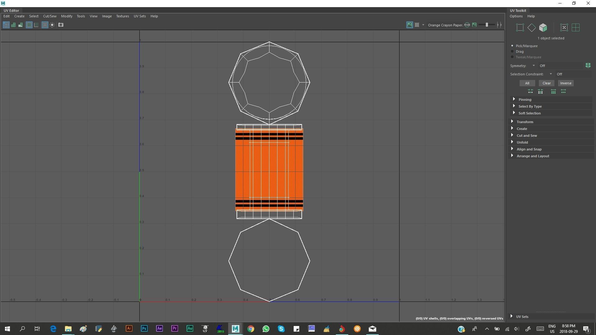 Crayon Box 3D model_7