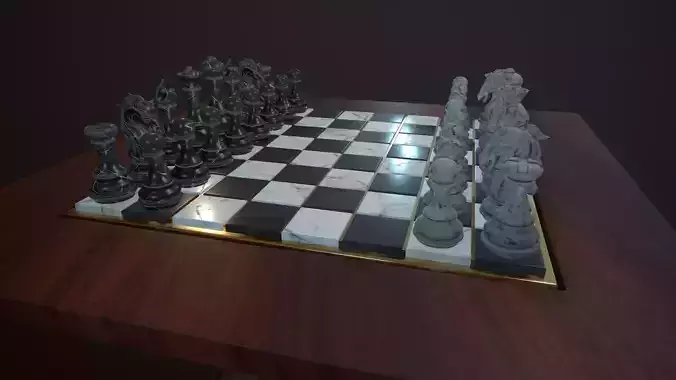 Chess and checker board game