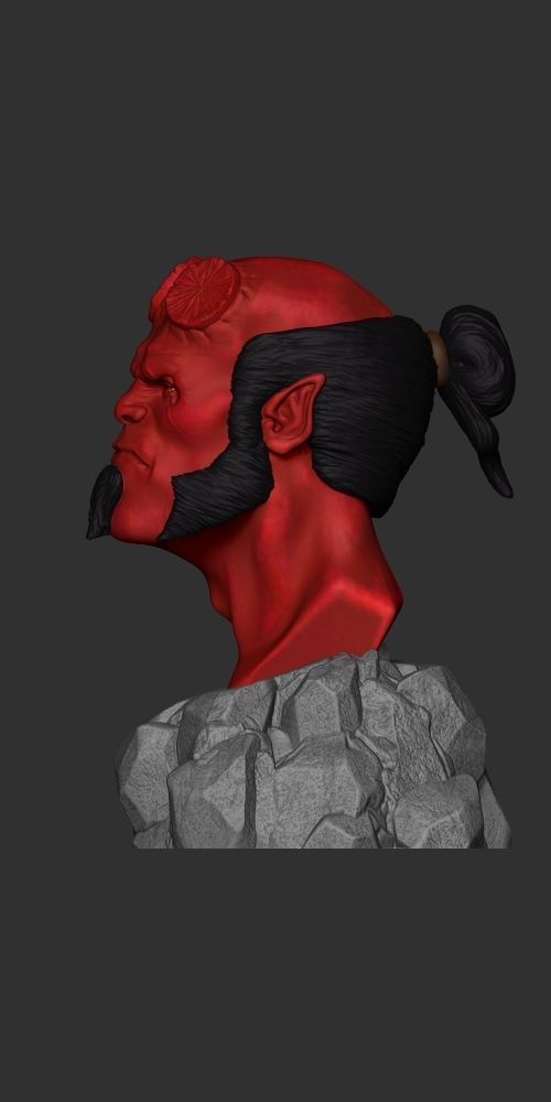 Hell Boy Free 3D print model_1