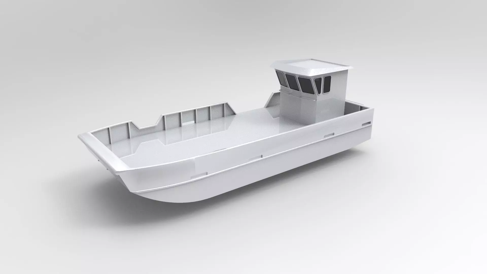 river boat 3D print model