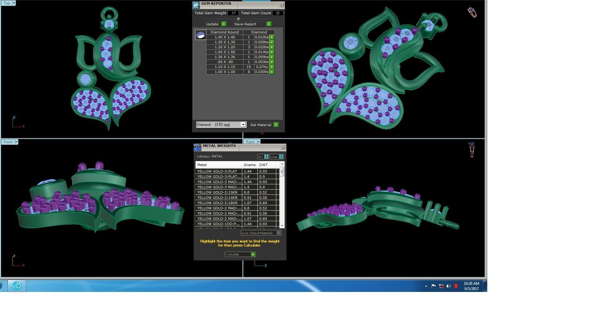 Spiritual Ganesha Pendant 3D print model_3
