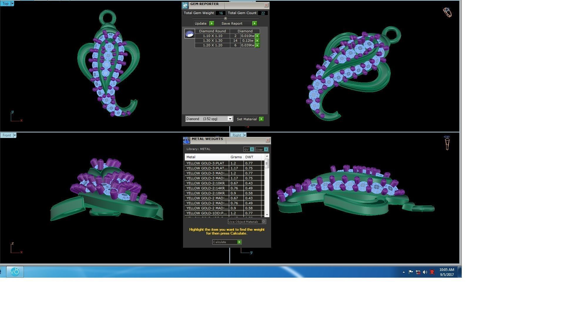 Spiritual Ganesha Pendant 3D print model_4