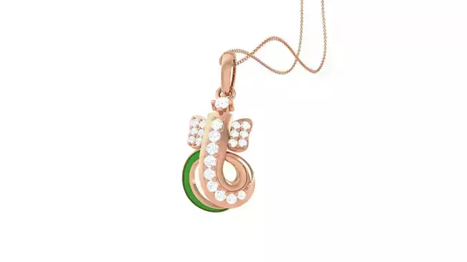 Spiritual Ganesha Pendant 3D print model