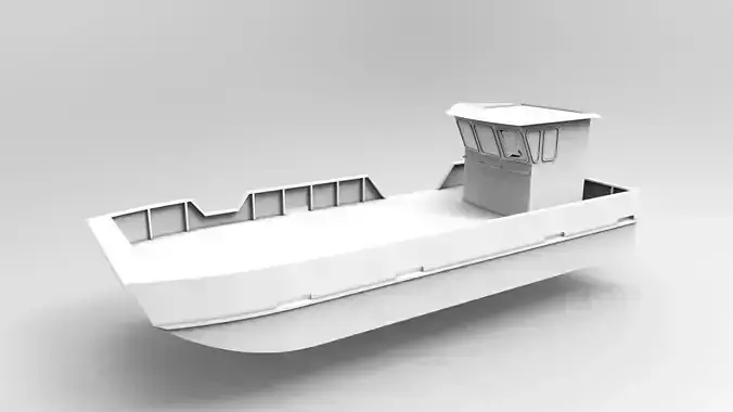Catamaran Boat 3D print model