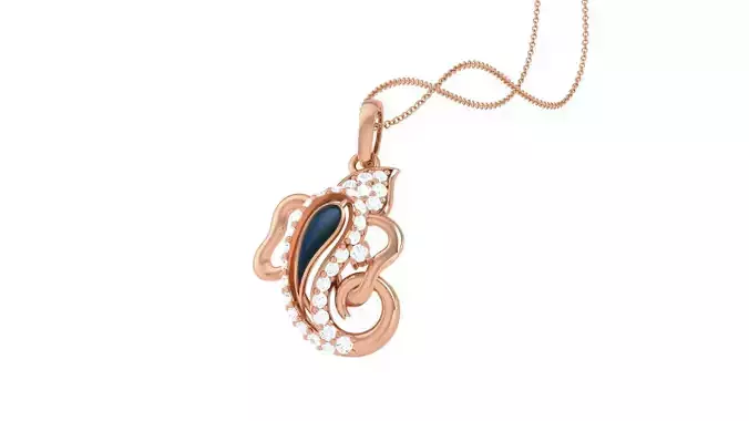 Spiritual Ganesha Pendant 3D print model