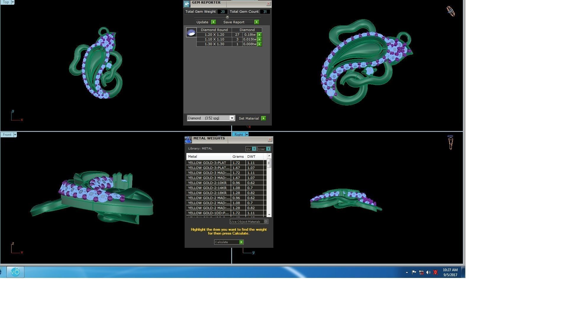 Spiritual Ganesha Pendant 3D print model_3