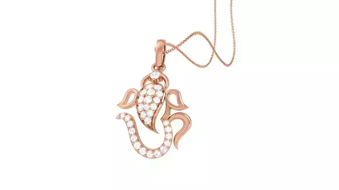 Spiritual Ganesha Pendant 3D print model