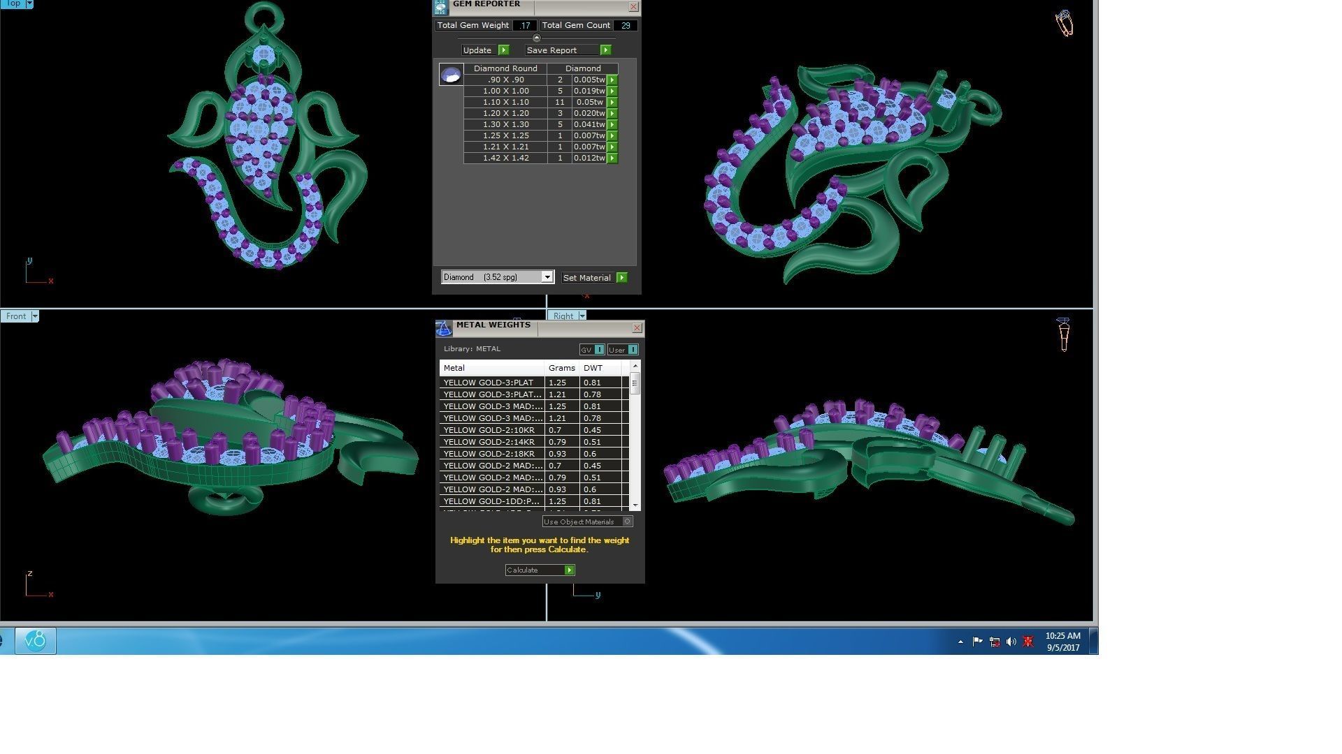 Spiritual Ganesha Pendant 3D print model_3