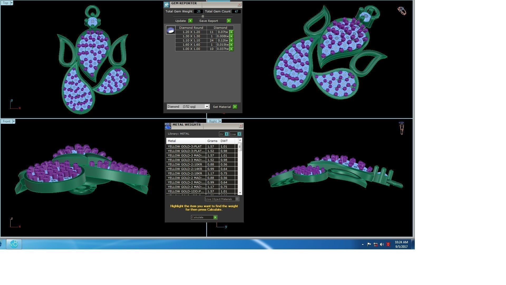 Spiritual Ganesha Pendant 3D print model_3