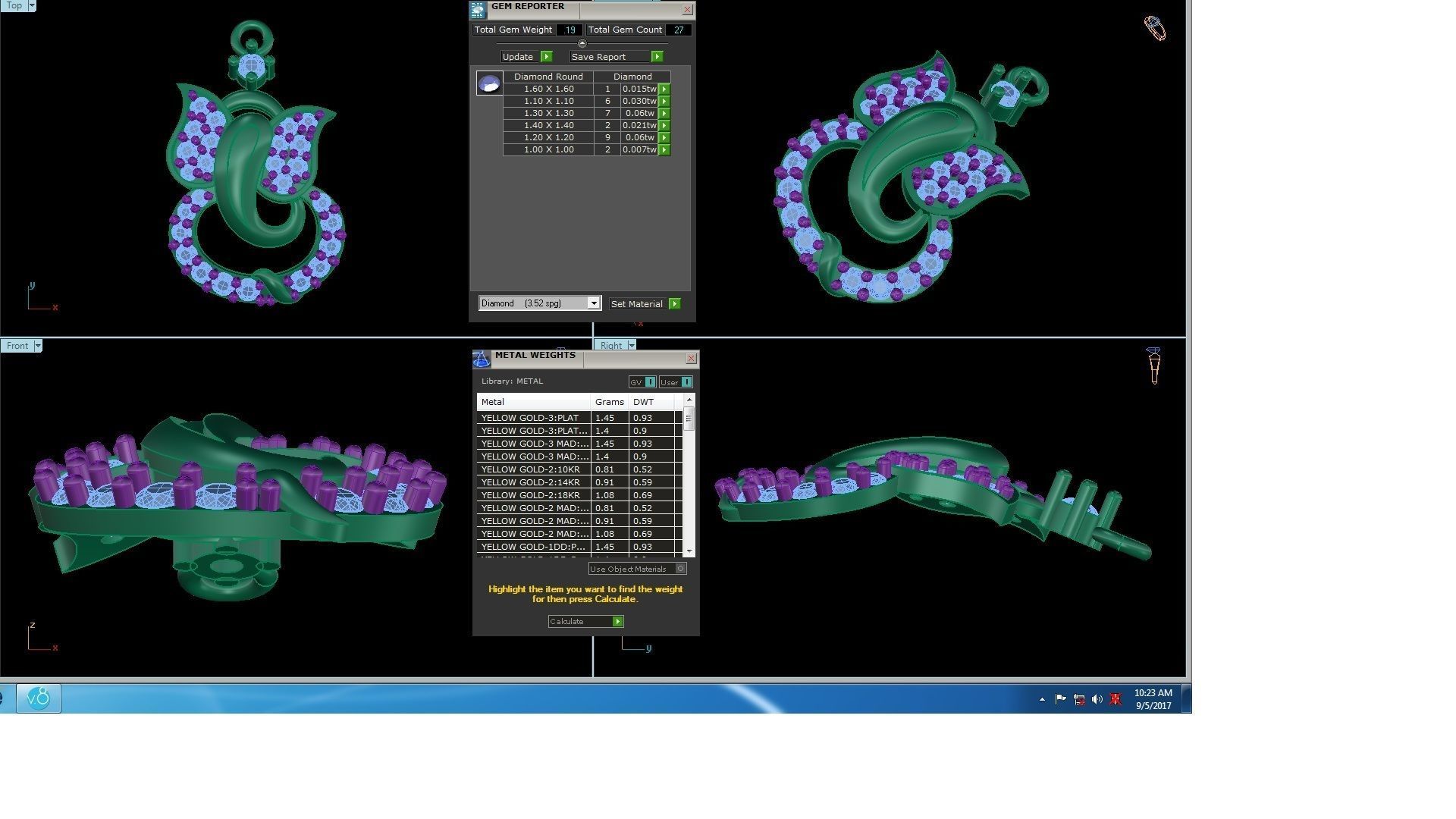 Spiritual Ganesha Pendant 3D print model_3