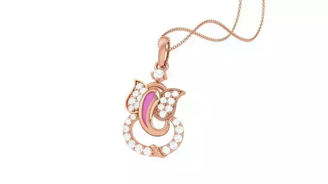 Spiritual Ganesha Pendant 3D print model