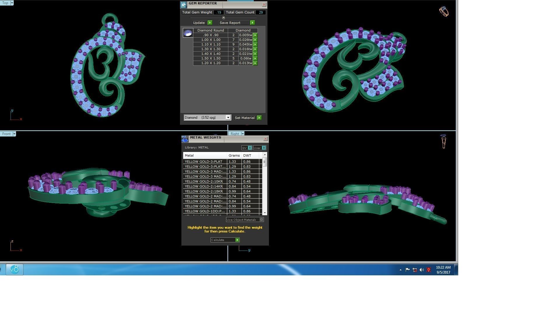 Spiritual Ganesha Pendant 3D print model_3